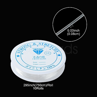 Clear Elastic Crystal Thread EW-YW0001-02-0.8-1