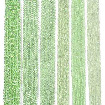 Electroplate Glass Beads Strands EGLA-A044-T4mm-B09-1