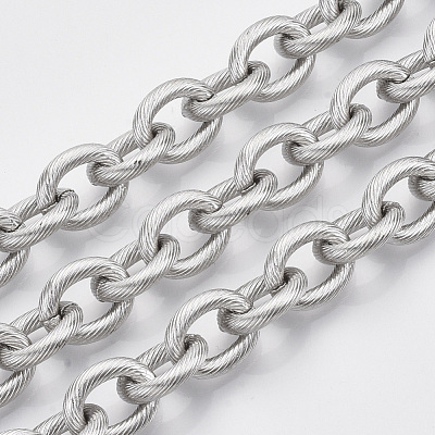 Tarnish Resistant 304 Stainless Steel Cable Chains STAS-R100-39-1