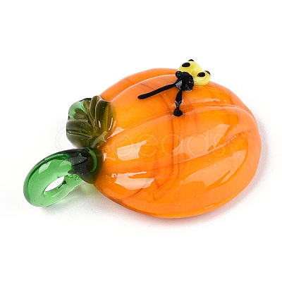 Handmade Lampwork Pendants LAMP-N034-02C-1