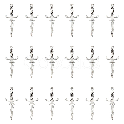30Pcs Tibetan Style Alloy Connector Charms TIBEP-UN0001-09-1