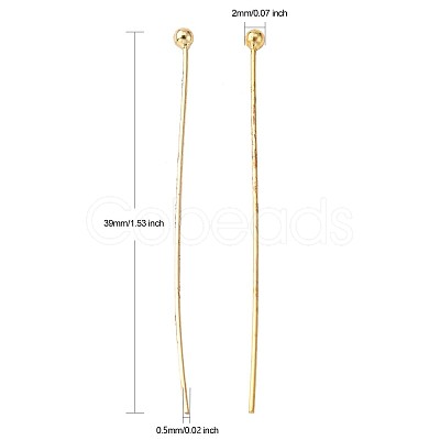 Brass Ball Head pins KK-E711-060G-NR-1