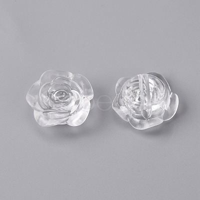 Transparent & Opaque Resin Beads RESI-WH0026-16B-1
