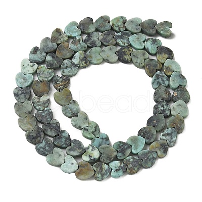 Natural African Turquoise(Jasper) Beads Strands G-A272-A01-06-1