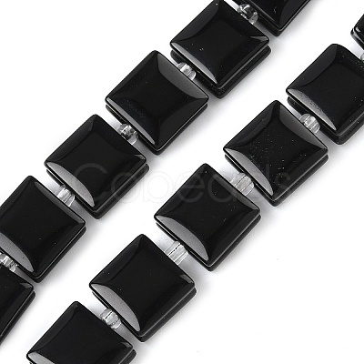 Natural Obsidian Beads Strands G-F802-B05-01-1