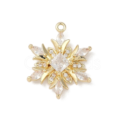Christmas Theme Brass Micro Pave Cubic Zirconia Pendants LS-KK-Z065-01-02G-1