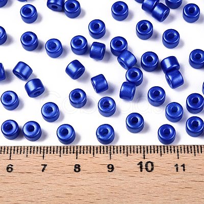 Baking Paint Pearlized Glass Seed Beads SEED-T008-03S-1