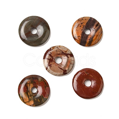 Natural Polychrome Jasper/Picasso Stone/Picasso Jasper Pendants G-L528-19-1