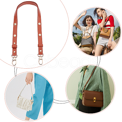 PU Leather Chain Bag Strap FIND-WH0093-21B-1