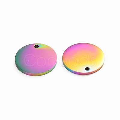 Ion Plating(IP) 304 Stainless Steel Charms STAS-I141-03B-M-1