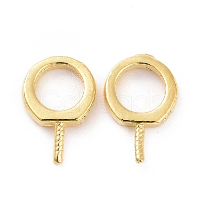925 Sterling Silver Screw Eye Peg Bails STER-D035-42G-1