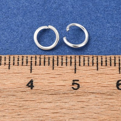 Brass Open Jump Rings KK-G604-08S-26-1