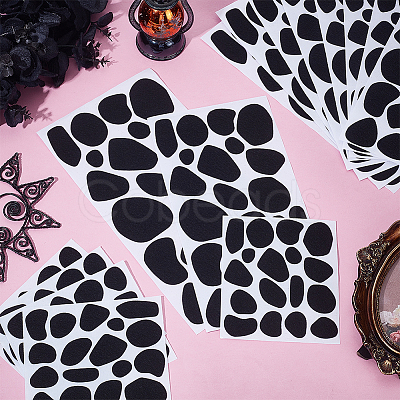 15Pcs 3 Style Dalmatian Self-Adhesive Stickers DIY-AR0004-82-1
