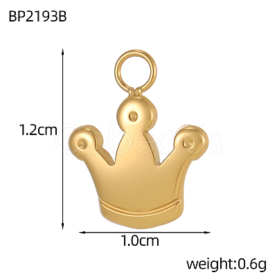 304 Stainless Steel Charms STAS-OY009-66G-1