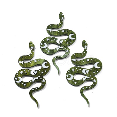 Western Style Acrylic Big Pendants LS-OACR-I002-01-1