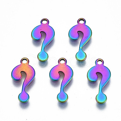 Ion Plating(IP) 201 Stainless Steel Charms LS-STAS-S119-137-1