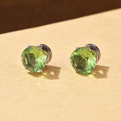 Cubic Zirconia Clip-on Earrings EJEW-L100-01P-05-1