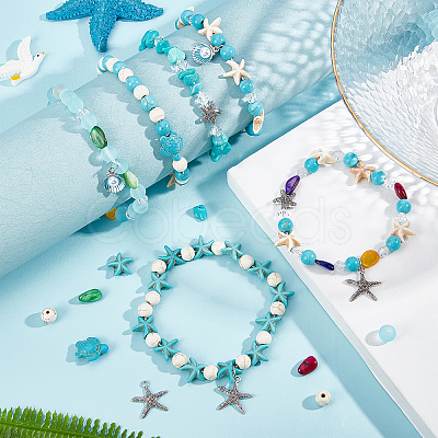 DIY Gemstone Bracelet Making Kit DIY-SC0019-95-1