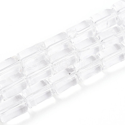 Natural Quartz Crystal Beads Strands G-N347-08-1