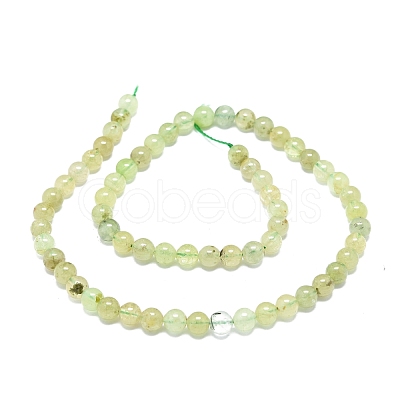 Natural Prehnite Beads Strands G-O201A-06A-1