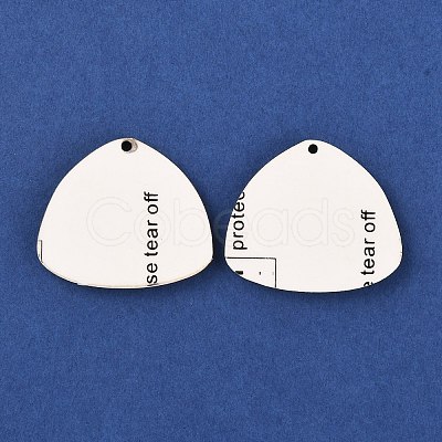 Density Board Blank Heat Transfer Earring Pendants WOOD-TAC0010-20-1