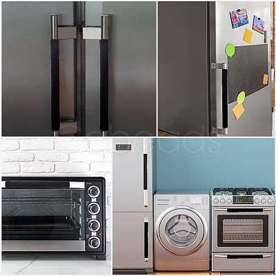 Polyester Refrigerator Door Handle Cover DIY-WH20002-634B-1