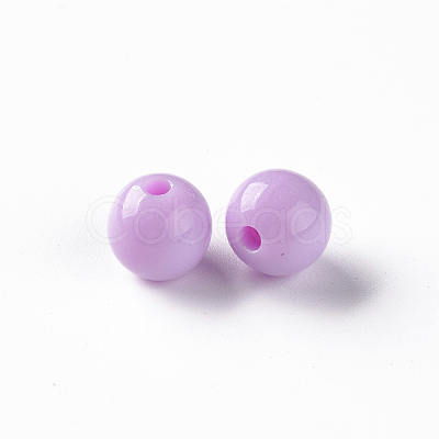 Opaque Acrylic Beads MACR-S370-C10mm-A03-1