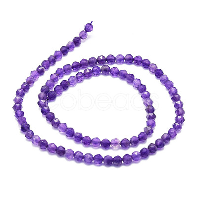 Natural Amethyst Beads Strands G-E569-A03-1