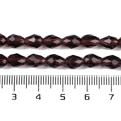 Transparent Glass Beads Strands EGLA-N013-T8mm-D05-1