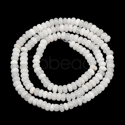 Natural White Jade Beads Strands G-H292-A25-01-1