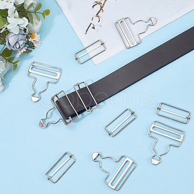 6Bags Adjustable Alloy Buckle FIND-CP0003-92B-1
