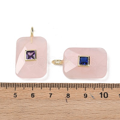 Natural Rose Quartz Pendants G-I391-03G-11-1