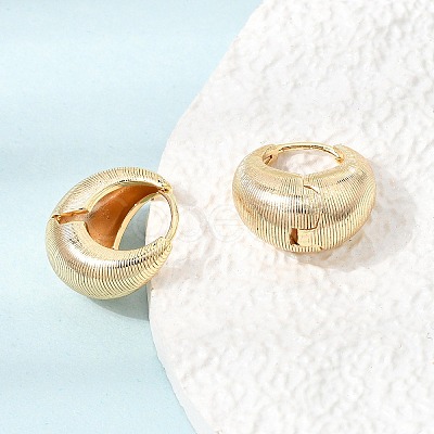 Brass Hoop Earrings for Women KK-CBACA55-04G-1