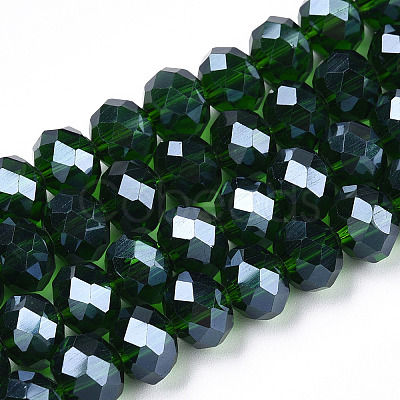 Electroplate Glass Beads Strands EGLA-A044-T2mm-A24-1
