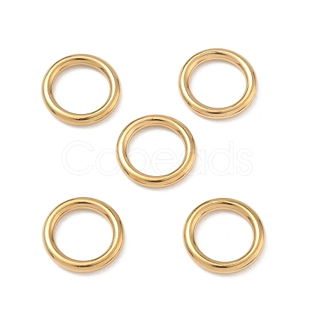 Ion Plating(IP) 304 Stainless Steel Closed Jump Rings STAS-G393-06G-02-1