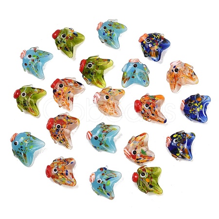 Handmade Lampwork Beads LAMP-E039-04-1