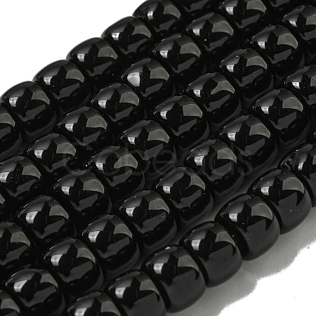 Opaque Glass Beads Strands X-GLAA-NH0002-B02-1