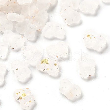 Gradient Color Transparent Acrylic Beads OACR-M023-05I-1