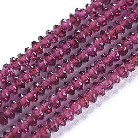 Natural Garnet Beads Strands G-E560-R12-01-1