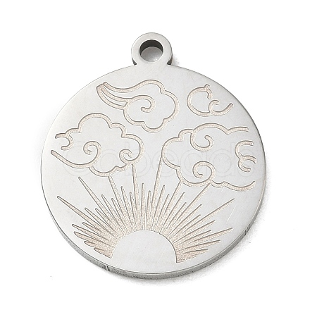 201 Stainless Steel Pendants SA-CBA3D3A-05P-20-1