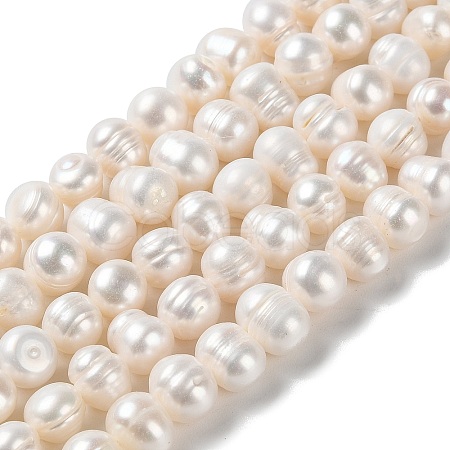 Natural Cultured Freshwater Pearl Beads Strands PEAR-E018-01-1
