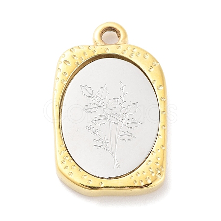 304 Stainless Steel Pendants STAS-F303-B12-1
