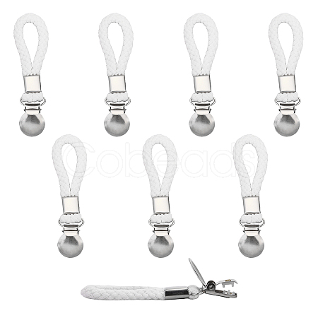 CHGCRAFT 8Pcs Iron Pacifier Clips AJEW-CA0003-77-1