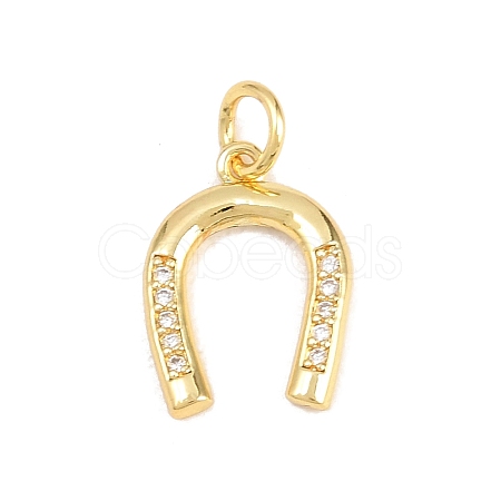 Brass Micro Pave Cubic Zirconia Pendants KK-H273-40G-01-1