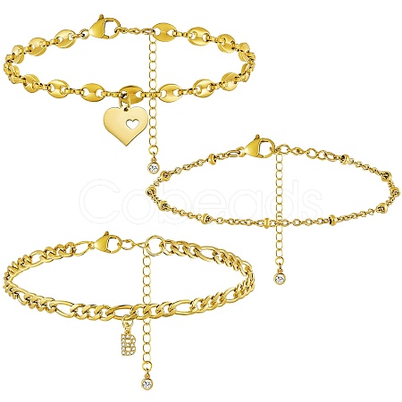Anklets Sets AJEW-AN00383-02-1
