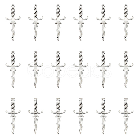 30Pcs Tibetan Style Alloy Connector Charms TIBEP-UN0001-09-1