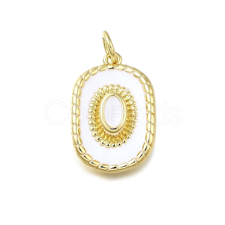 Brass Enamel Pendants X-KK-K400-20G-01-1