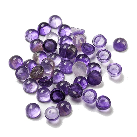 Natural Amethyst Cabochons G-H309-03-38-1