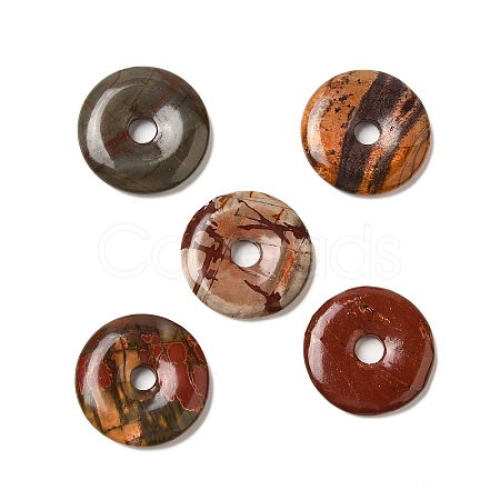 Natural Polychrome Jasper/Picasso Stone/Picasso Jasper Pendants G-L528-19-1