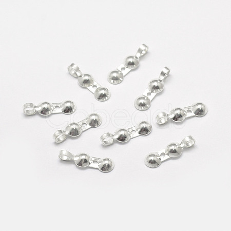 925 Sterling Silver Bead Tips STER-P032-16S-1
